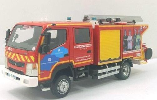 ALERTE0067B - MITSUBISHI FUSO Canter Gallin CCRL TDF brandweerwagen 2017 gelimiteerd tot 320 exemplaren - 1