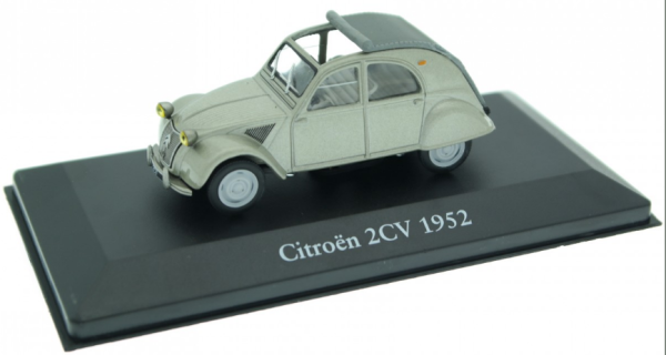 ATL2891016 - CITROEN 2CV 1952 grijze halfopen softtop My Mythical Cars-serie - 1