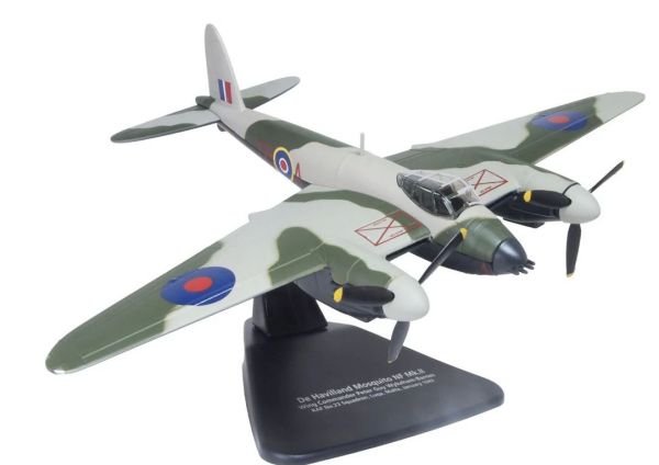 OXFAC128 - Militair vliegtuig DH Mosquito NF MKII P.G.WYKEHAM-BARNES raf.#23 Malta - 1