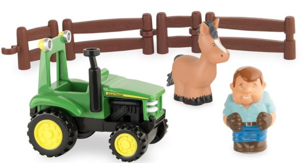 BRI43067 - Boerderijset met JOHN DEERE tractor en toebehoren - 1