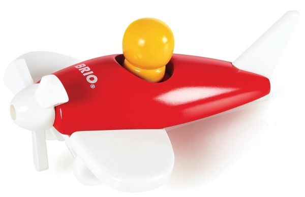 BRIO30205R - Rode houten zweefvliegtuig - 1