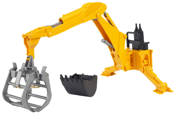 BRU2338 - Graafmachine en grijper op hydraulische arm Schaal: 1/16 - 1