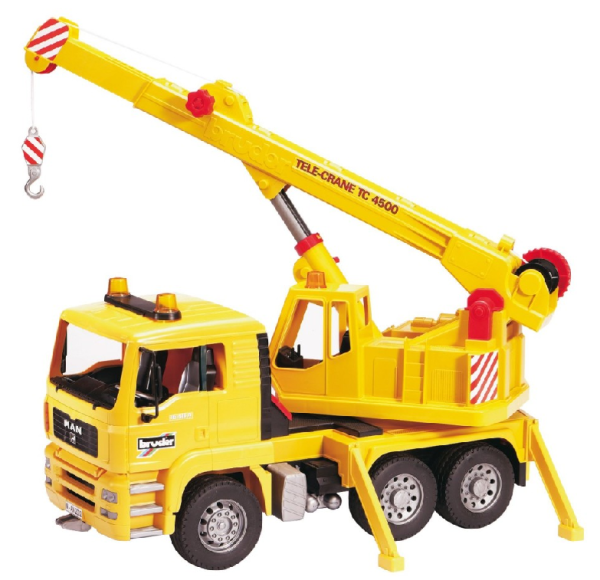 BRU2754 - Vrachtwagenkraan MAN TGA 6X4 Schaal: 1/16 - 1