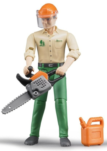 BRU60030 - Man met kettingzaag Schaal: 1/16 - 1