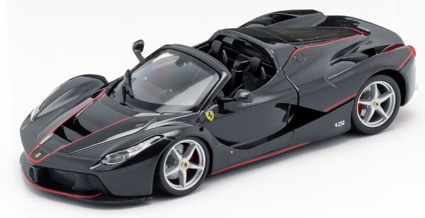 BUR18-26022B - FERRARI De zwarte Ferrari Aperta - 1