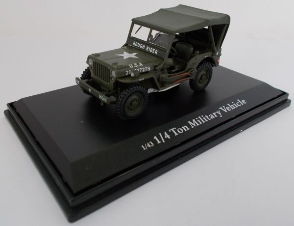 CAR4-91870 - JEEP US Army bedekt 1/4 ton militair voertuig 6 juni 1944 D-Day - 1