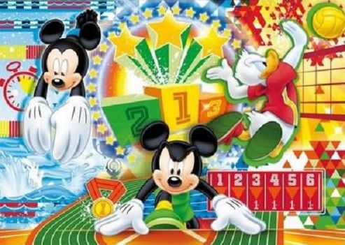 CLE22222-4 - Puzzel 15 stukjes Mickey en zijn vrienden op de Olympische Spelen - 1