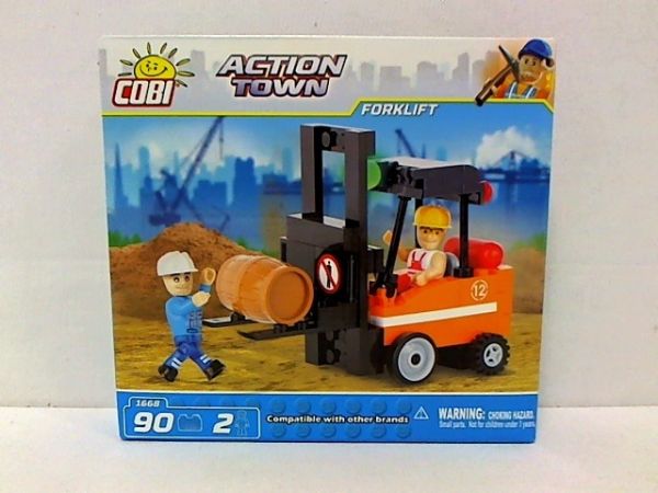COB1668 - Vorkheftruck met 2 figuren - 90 stuks - 1