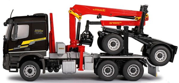 CON78179/01 - MERCEDES BENZ Arocs 6x4 houttransporter met Epsilon kraantransport NEUHAUSER - 1