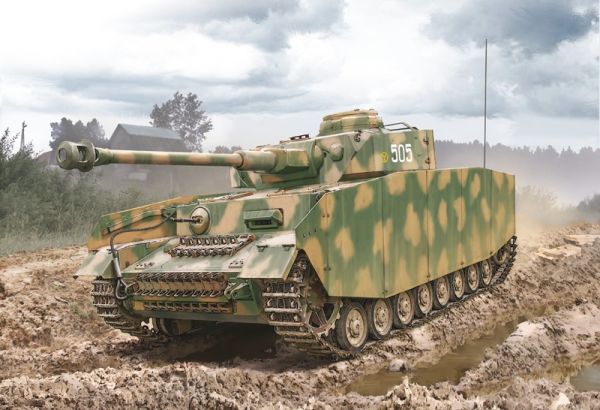 ITA6578 - Pz. Kpfw. IV Ausf. H om te monteren en te schilderen - 1