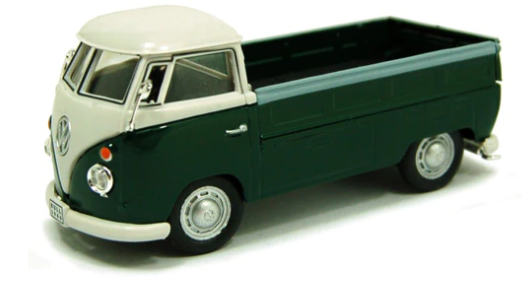 CAR251PND4G - Bedrijfswagen in witte kleur en VOLKSWAGEN T1 pick-up - 1