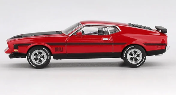 MGT01122-L - FORD Mustang MACH 1 Race rood 1971 - 1