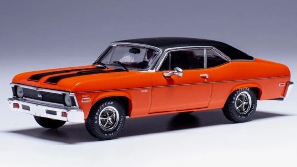 IXOCLC596 - CHEVROLET Nova SS 1971 Oranje en Zwart - 1