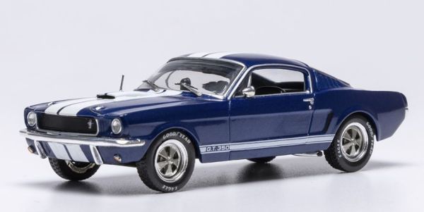 IXOCLC613N.22 - SHELBY GT 350 1965 Donkerblauw en wit - 1
