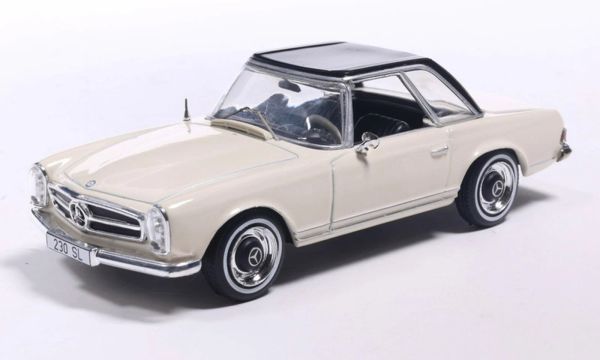IXOCLC617N.22 - MERCEDES-BENZ 230SL HardTop 1964 Metallic beige en zwart - 1