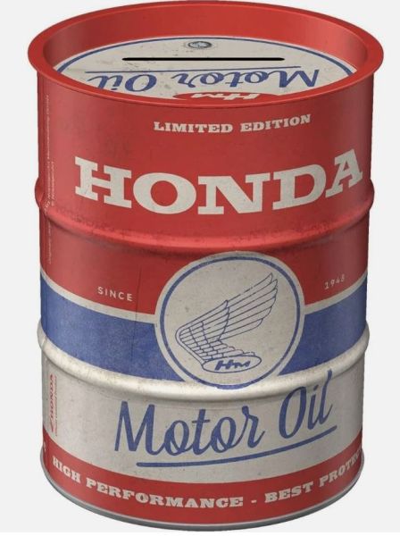 CRMB31515 - Retro spaarpot HONDA - Motor Oil - 1