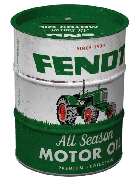 CRMB31516 - Retro spaarpot FENDT - All Season - Motor Oil - 1