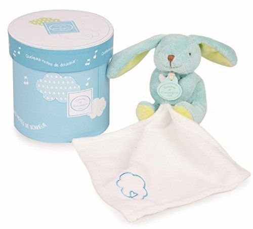DC2810BLEUM - Vol au Vent Muziekdoos - Mint Blauw Konijn - 1