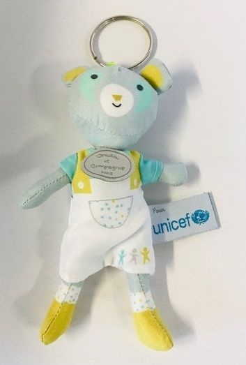 DC2934PANDA - UNICEF Sleutelhanger - Blauwe Panda - 1