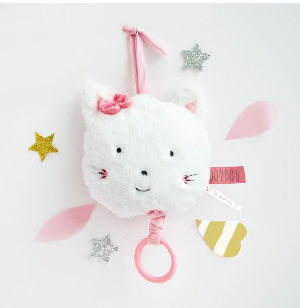 DC3331 - Aussi Doux Muziekdoos - Kat - 17cm - 1
