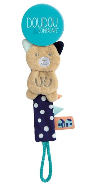 DC3425CHAT - Choco/mint speenclip - Cat - 1