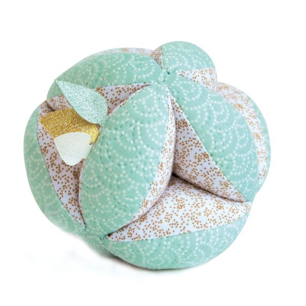 DC3503AMANDE - Sugar Bunny - Zintuiglijke Ballen met Amandel Rammelaar - 1