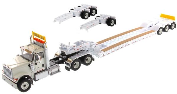 DCM71015 - INTERNATIONAL HX520 6x4 wit en XL120 dieplader aanhanger - 1