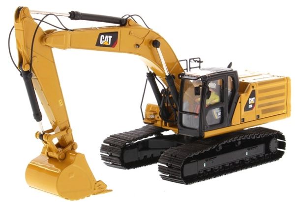 DCM85586 - Nieuwe generatie CATERPILLAR 336 graafmachine met chauffeur en metalen bak - 1