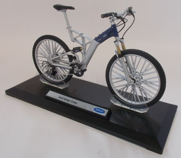 WEL62570PWF - AUDI Design Cross mountainbike blauw en grijs - 1