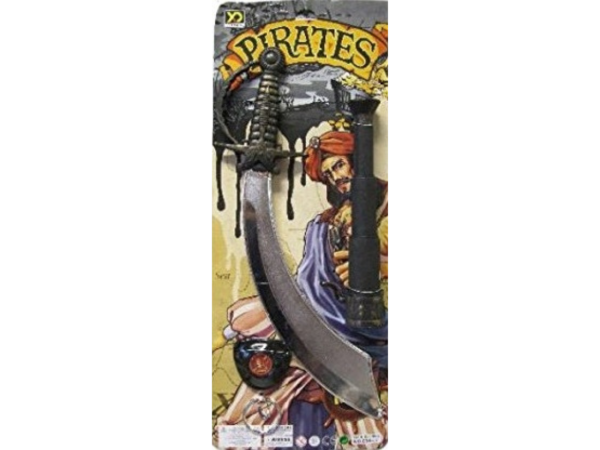 LPLI2298 - Piratenset met sabel; telescoop en accessoires - 1