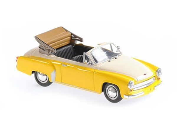 MXC940015931 - WARTBURG A311 Cabriolet 1958 Geel en Wit - 1