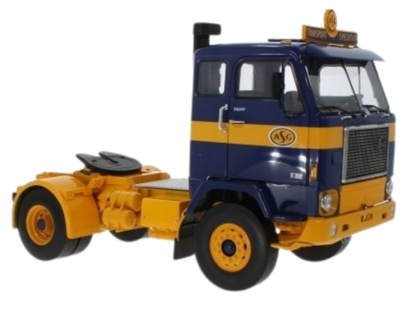 MOD18140 - VOLVO F88 ASG 4x2 1971 Blauw en geel - 1