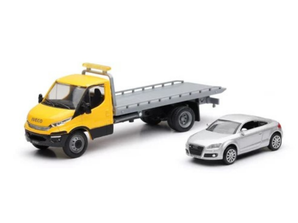 NEW16233C - IVECO vrachtwagen met AUDI TT grijs - 1