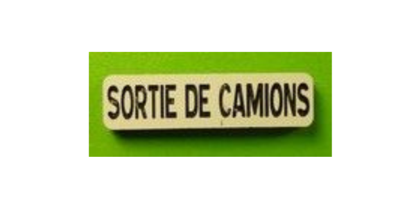 MCD-039 - Truck Exit-bord - In kitvorm - 1