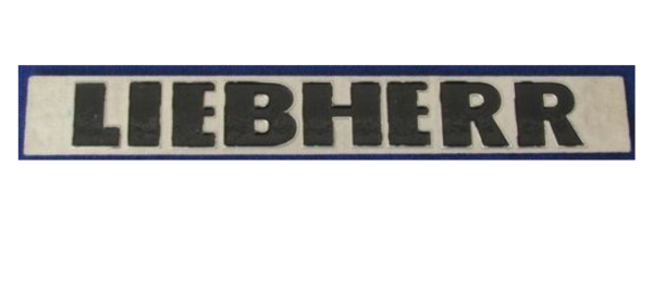 YCC667 - 6 Logo voor LIEBHERR LR1750 kraan - 1