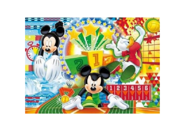 CLE22222-4 - Puzzel 15 stukjes Mickey en zijn vrienden op de Olympische Spelen - 1