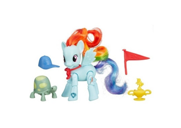 HASB5676 - My little pony Rainbow Dash-beeldje - De winnende zet - 1
