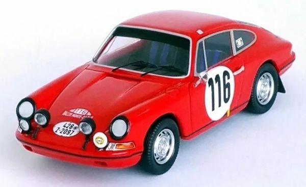 TRODSN132 - PORSCHE 911T #116 Monte Carlo Rally 1968 P.TOIVONEN / M.TIUKKANEN - Gelimiteerd tot 150ex. - 1