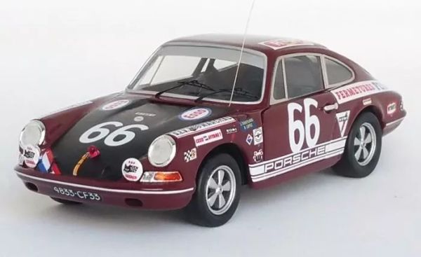 TRODSN134 - PORSCHE 911T #66 24 uur van Mans 1969 J.EGRETEAUD / R.LOPEZ - Gelimiteerd tot 150 stuks. - 1