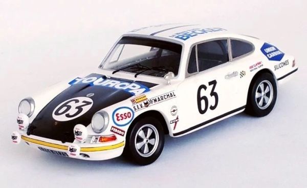 TRODSN140 - PORSCHE 911T/R #63 24h du Mans 1969 R.MAZZIA / P.MAUROY - Gelimiteerd tot 150ex. - 1