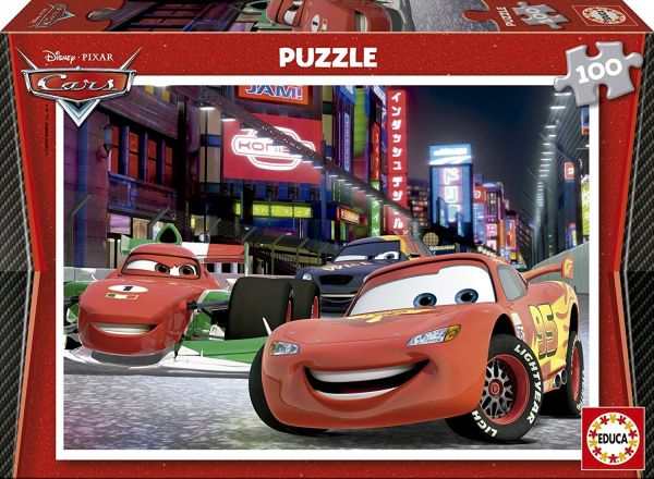 EDU14940 - Puzzel 100 Stukjes DISNEY - Auto's 2 - 1