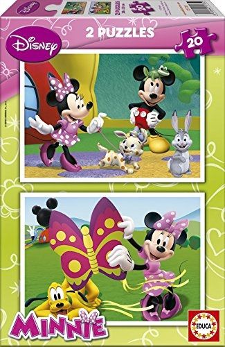 EDU15135 - 2 puzzels 20 stukjes DISNEY - Minnie - 1