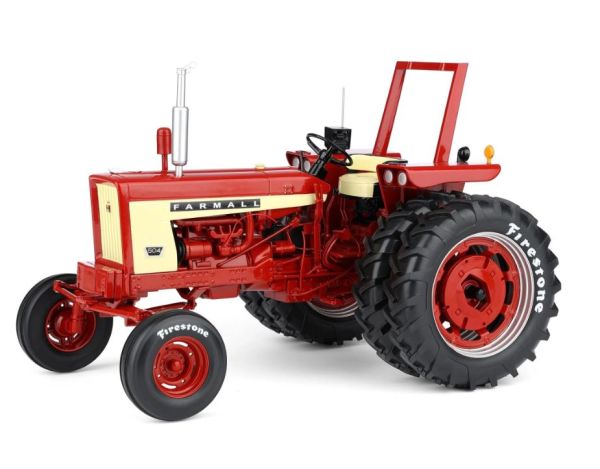 FAR-001 - FARMALL 504 met rolkooi en Firestone-banden - Beperkte oplage van 452 exemplaren. - 1