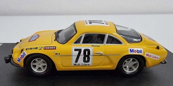 TRORRFR25 - RENAULT-ALPINE A110 #78 10e Critérium des Cévennes 1969 B.WOLLEK / M.GRANDRIVE - 1