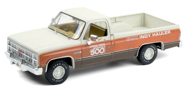 GREEN13564 - GMC Sierra Grande Classic 1500 Pickup 1983 Indy Hauler Brown and White 67TH Jaarlijkse Indianapolis 500 Mile Race Official Truck - 1