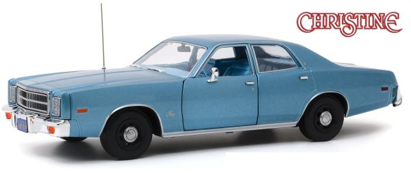 GREEN19082 - PLYMOUTH Fury 1977 metallic blauw uit de film Christine - 1