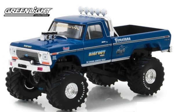 GREEN86097 - FORD F-250 monstertruck Bigfoot #1 1974 blauw - 1
