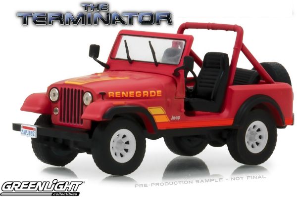 GREEN86533 - Sarah Connor's JEEP CJ-7 Renegade uit de film THE TERMINATOR - 1