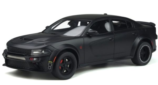 GT301 - DODGE Charger SRT Hellcat widebody mat zwart - 1
