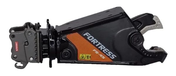 GF118-1-B - FORTRESS FS45-R Zwarte schrootschaar voor graafmachines tot 40 ton - 1